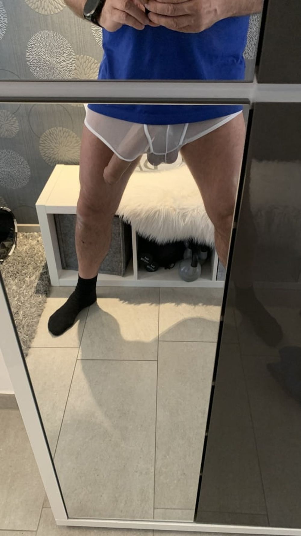 XXL Huge Cock Balls mesh shorts #5