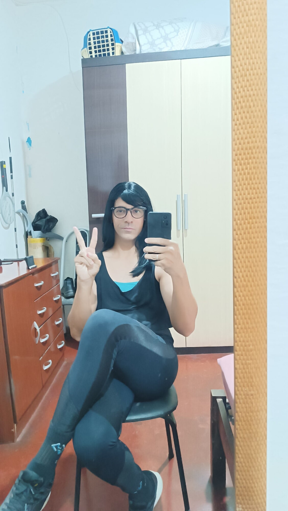 Sakura Nakamura Skinner Legging Gym  #11