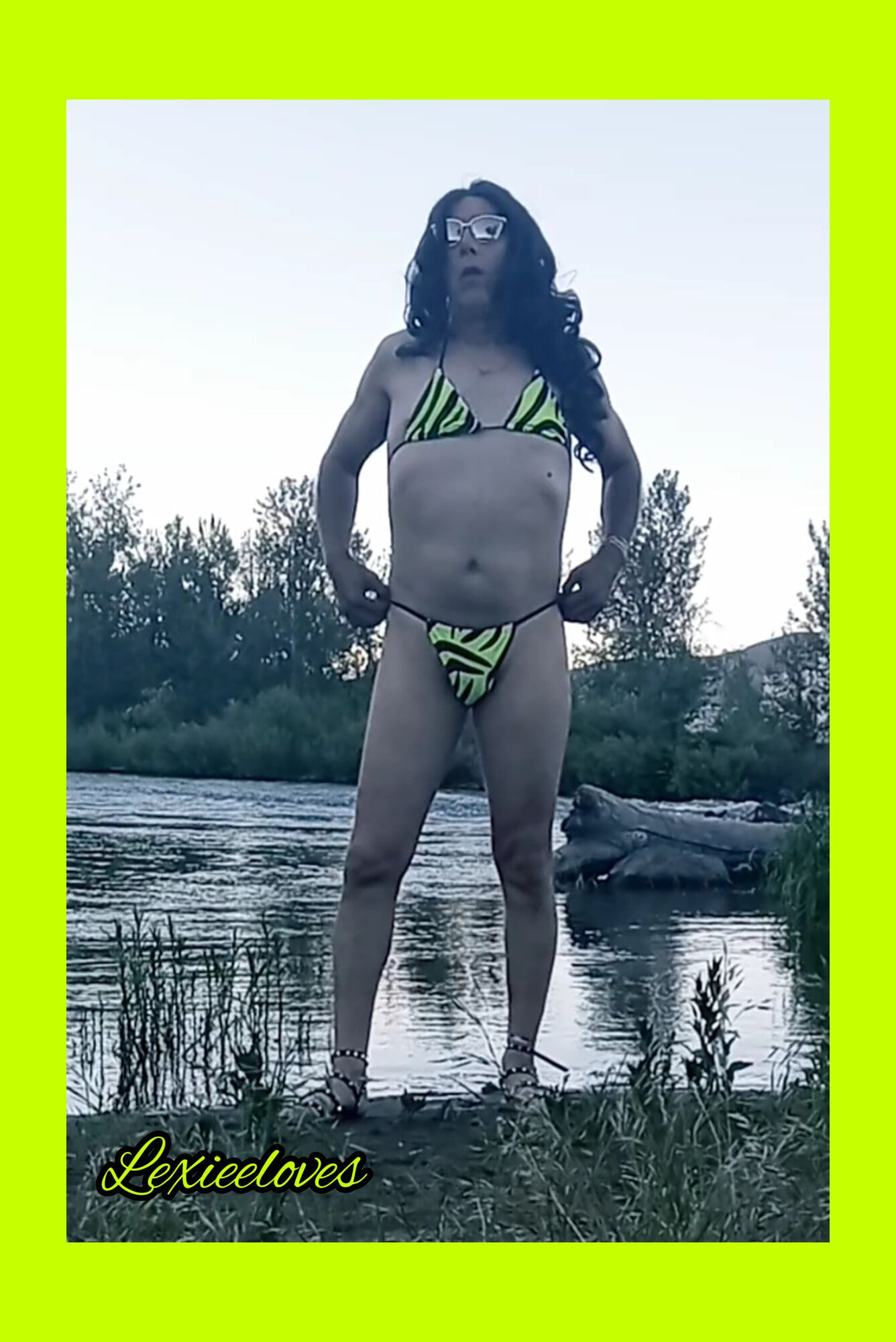 Lexieeloves in her green bikini  #18