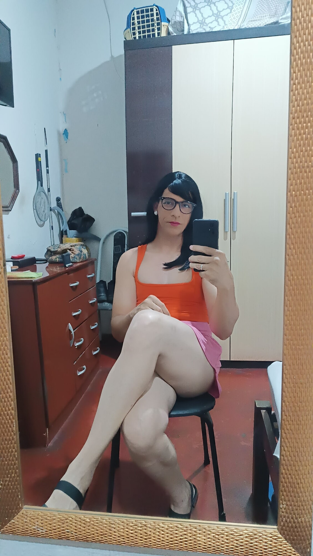 Sakura Bodysuit Orange And Dresser Pink 