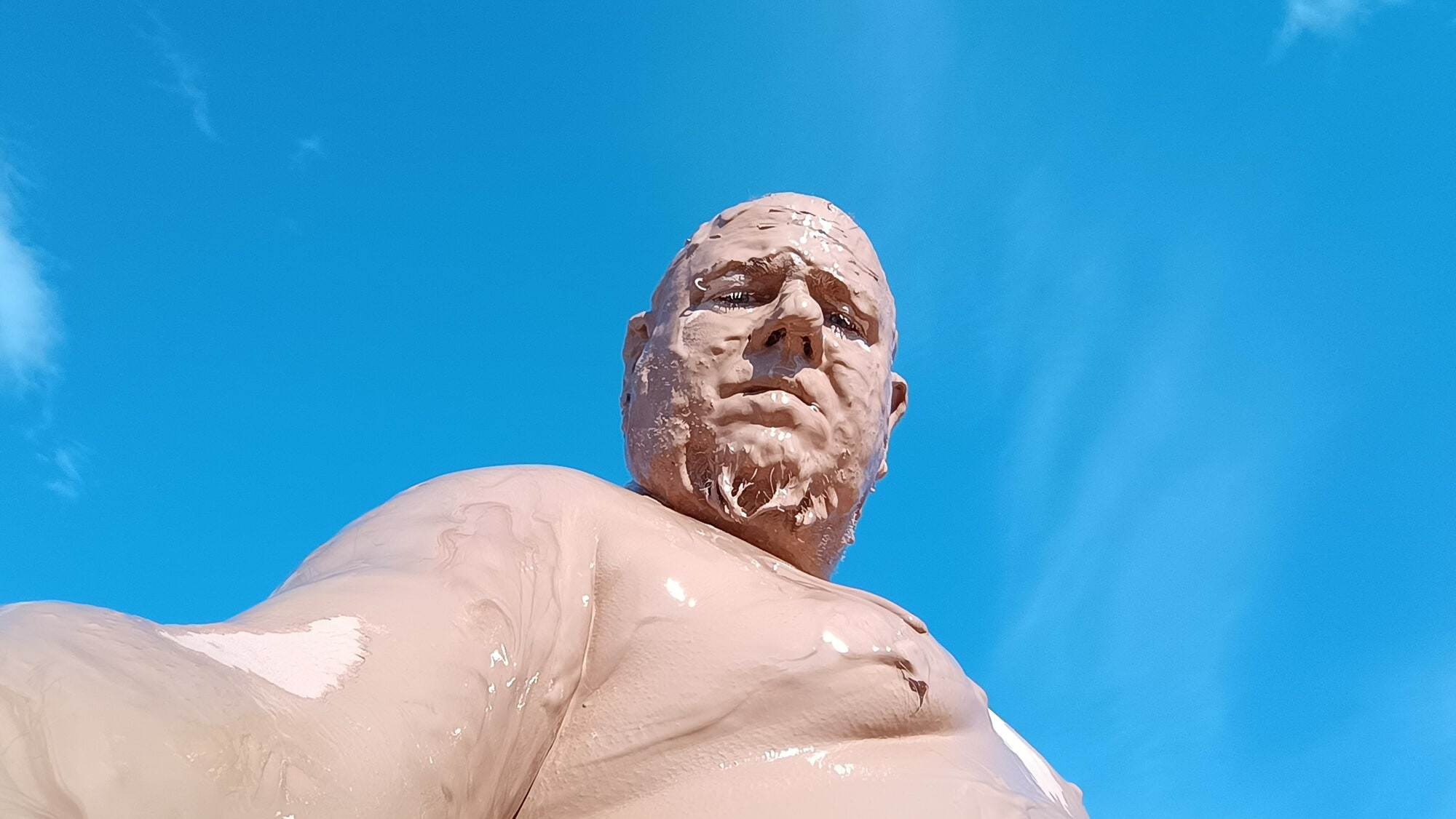 Mud covered face #3