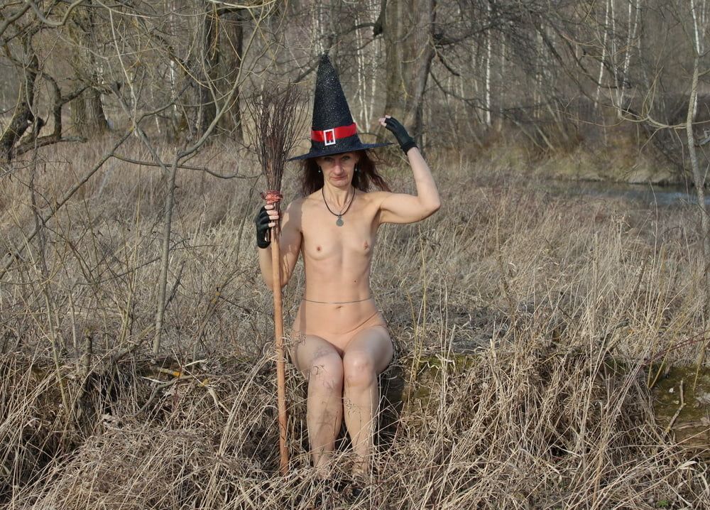 Nude Witch on nature #6