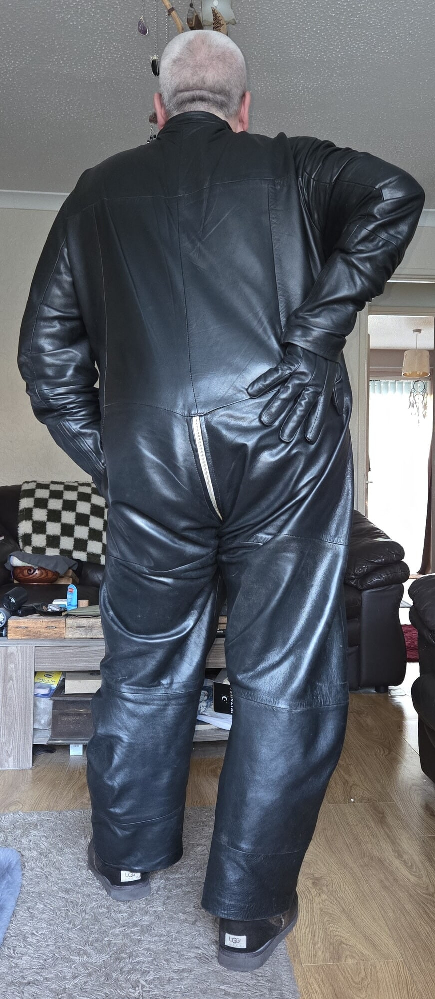 Lovely leather overalls #35