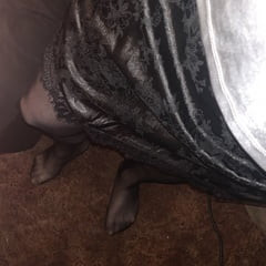  Satin skirt 