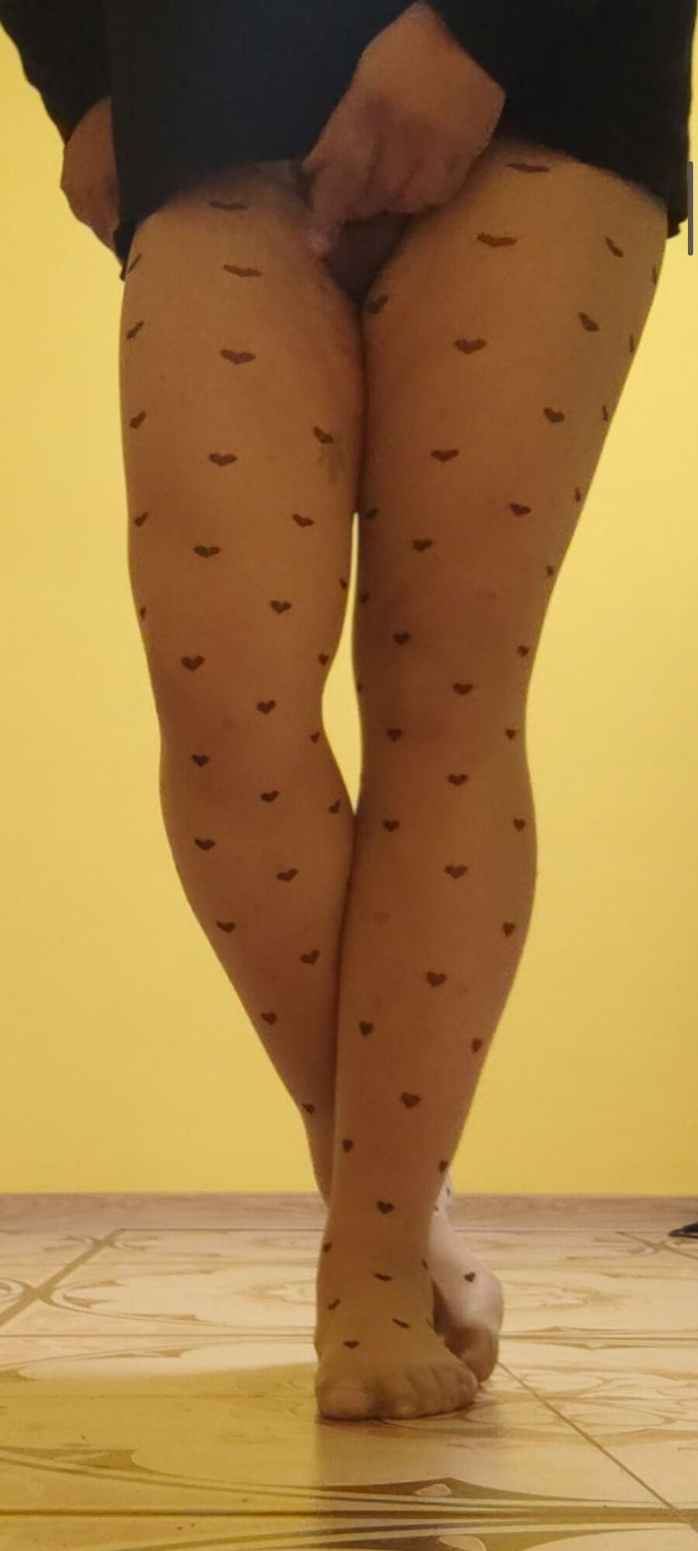 Ripple pantyhose on me #39