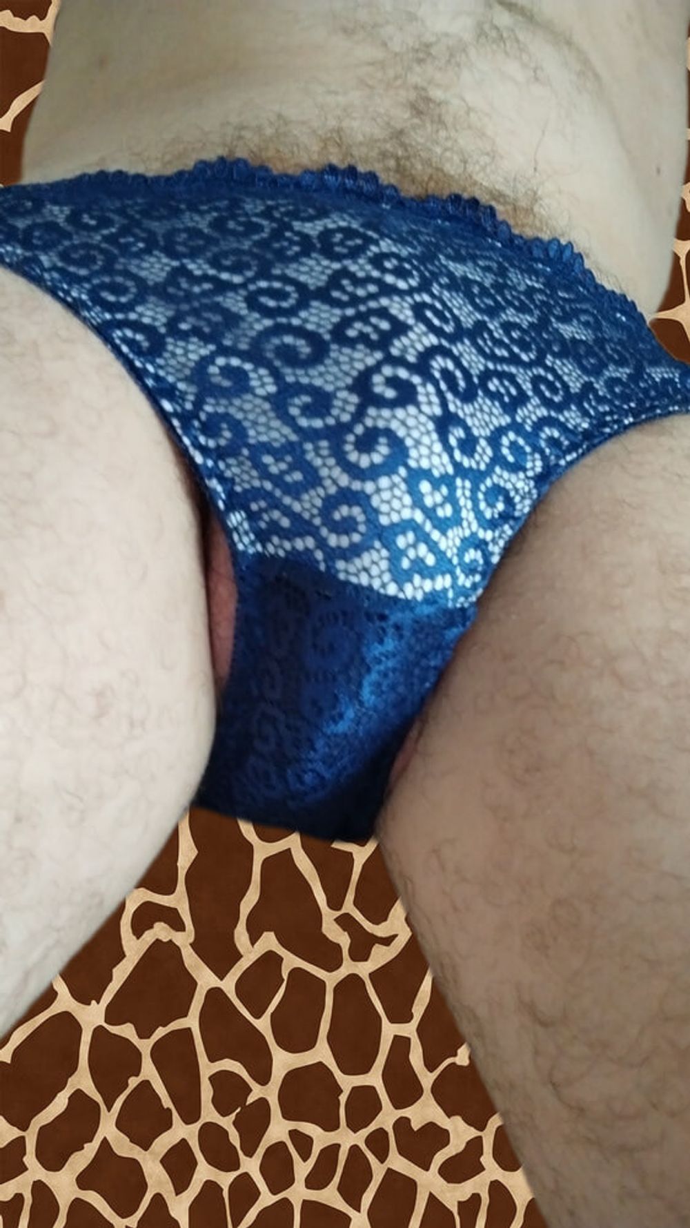 my blue lace panties #6