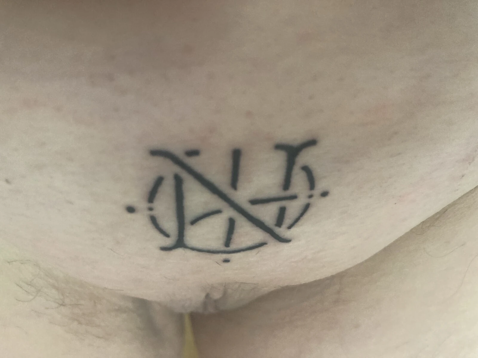 Huendin permanently marked with tattoo #31