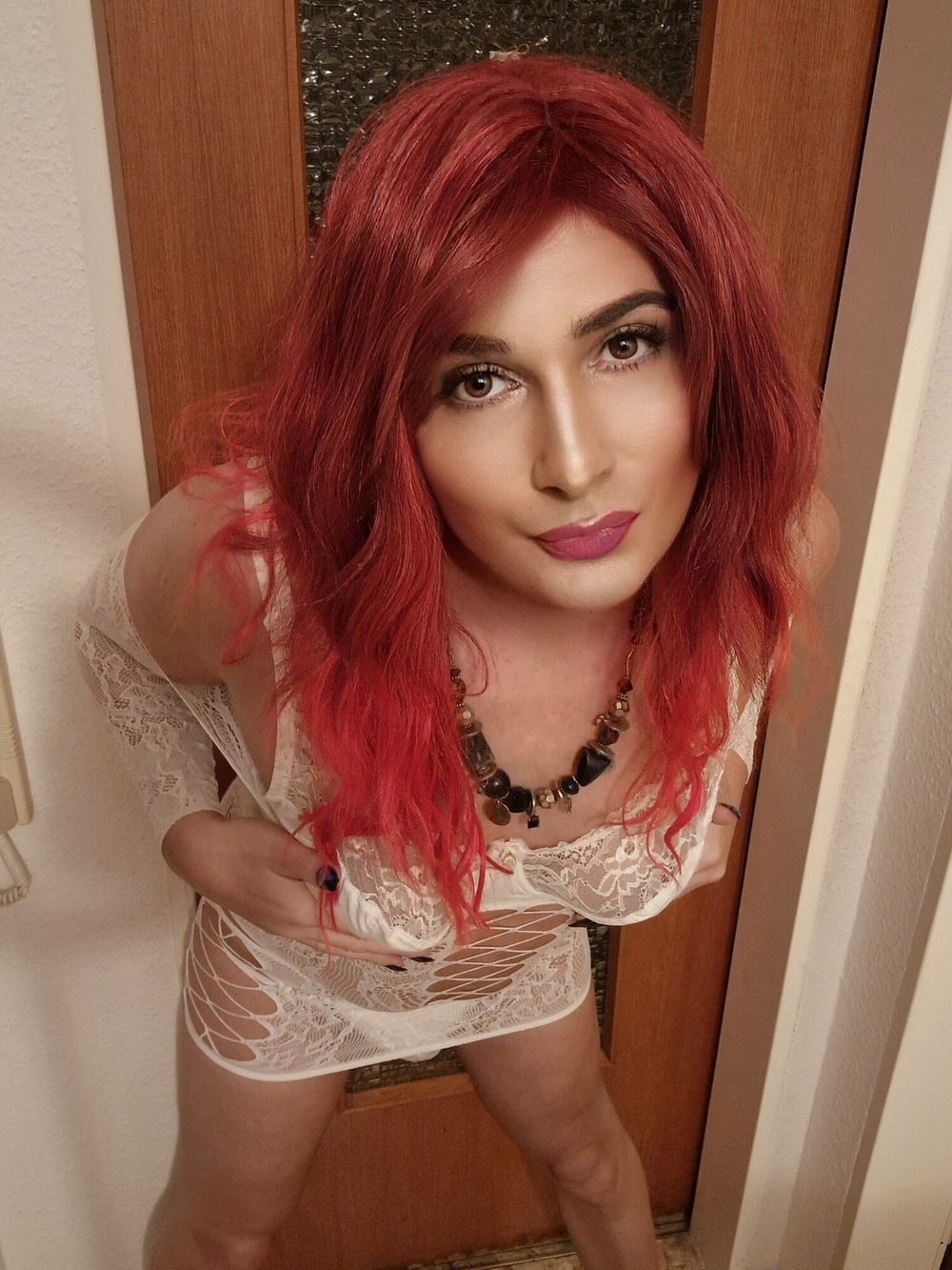 Sexy mature xmas tranny #12