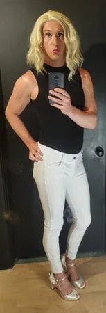 white pants         