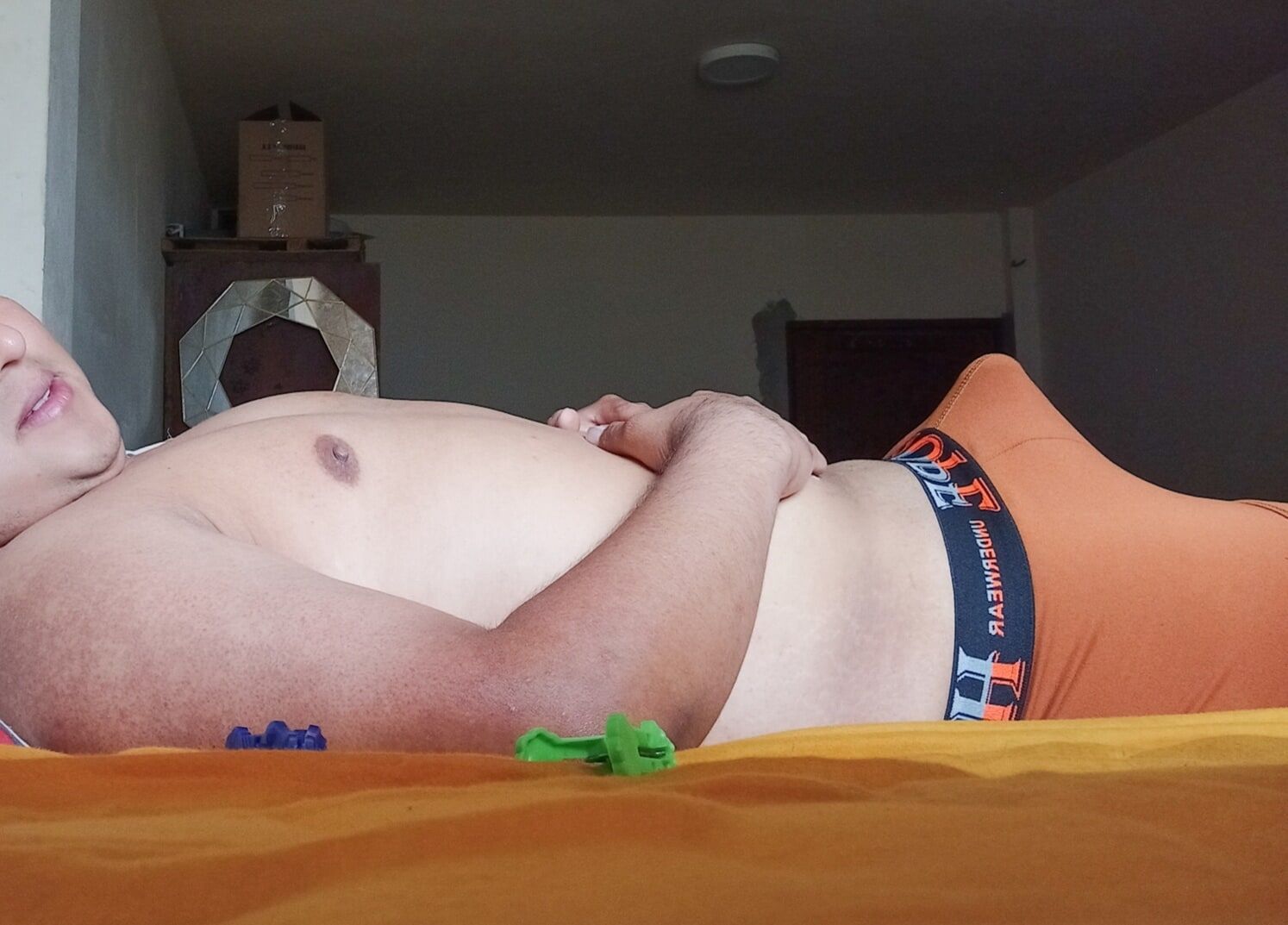 Me Lying Down and my Penis Standing - 01 (In Underwear) #5