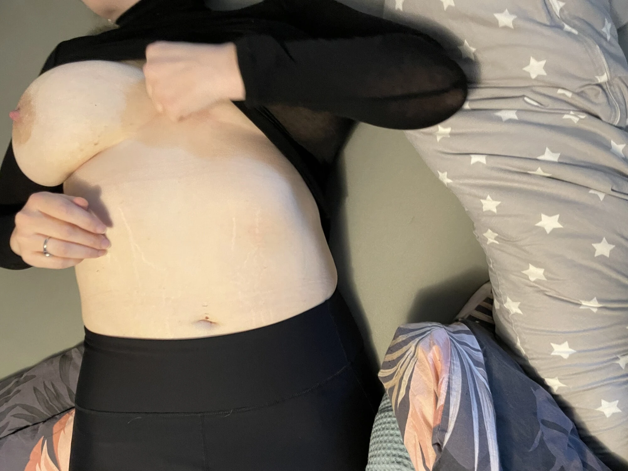 Playing on the Couch with my Big Tits #18