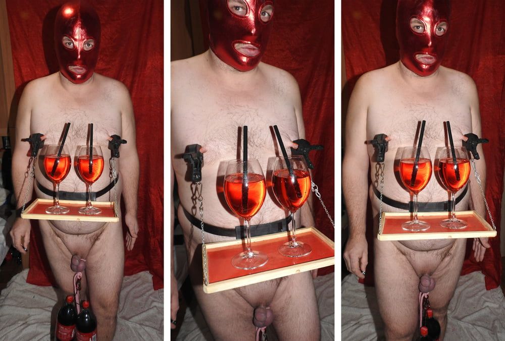 Served Spritz with Nipple Tray and Weight in my Balls #7