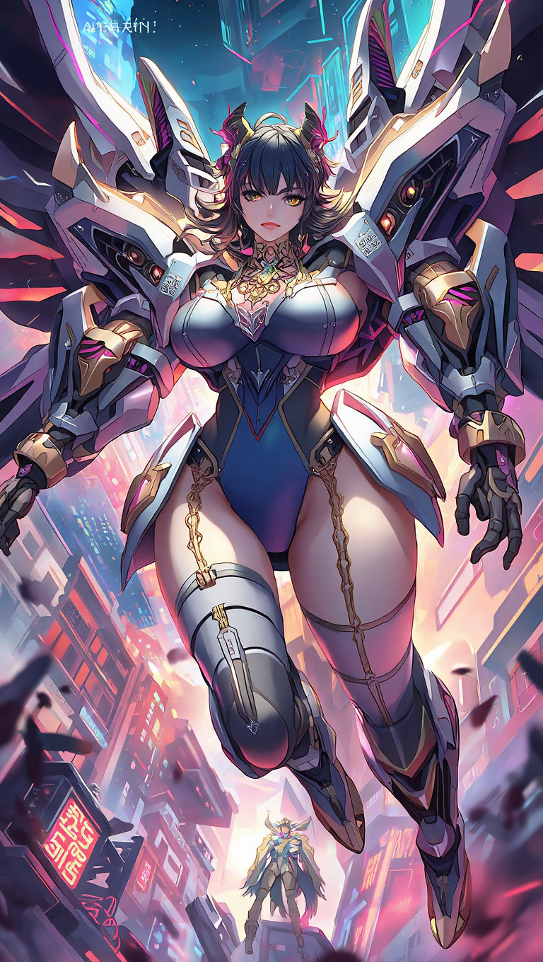 Cyberpunk mecha girls (Ai models) #16