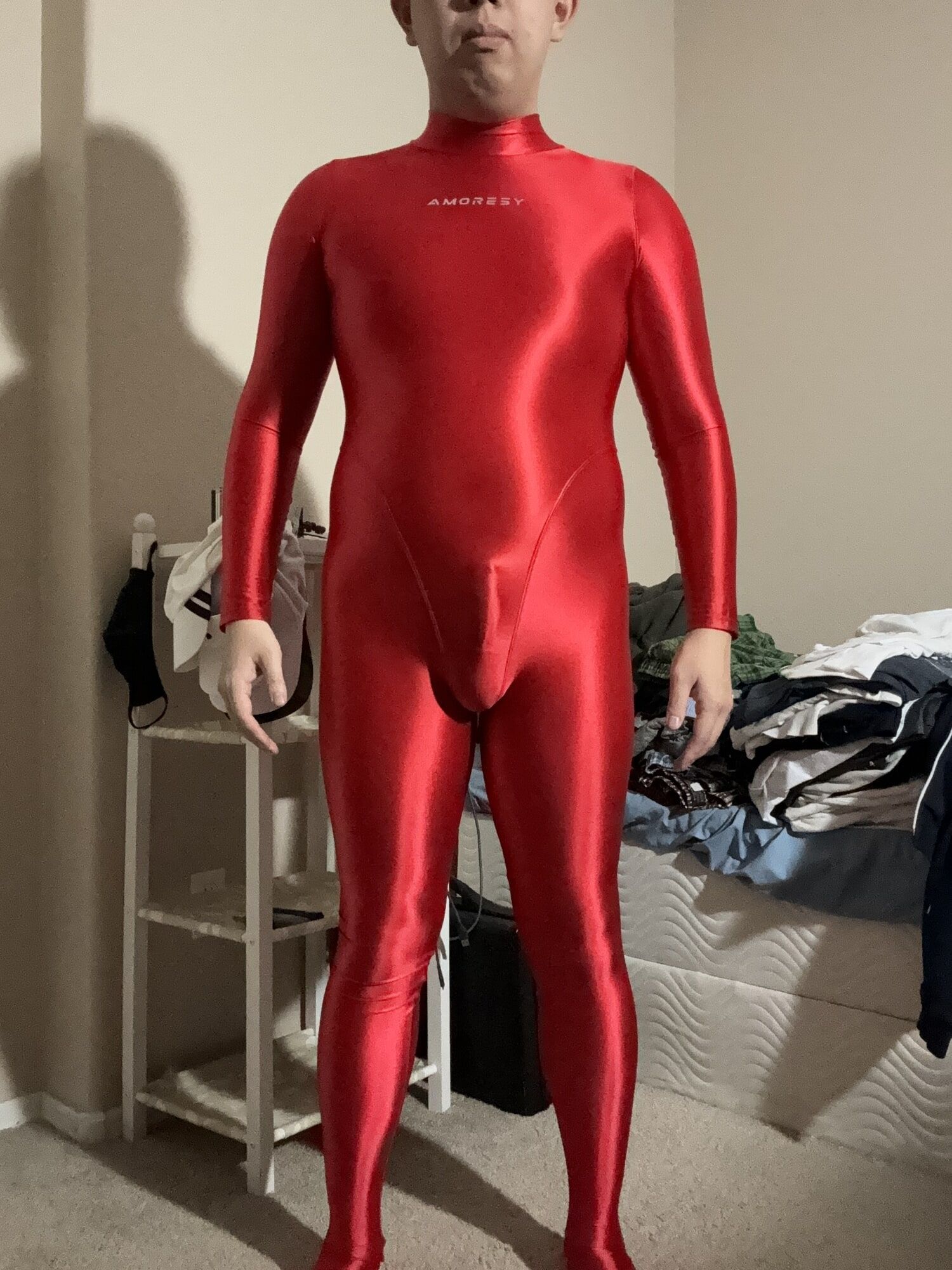 Red Amoresy Spandex Suit 