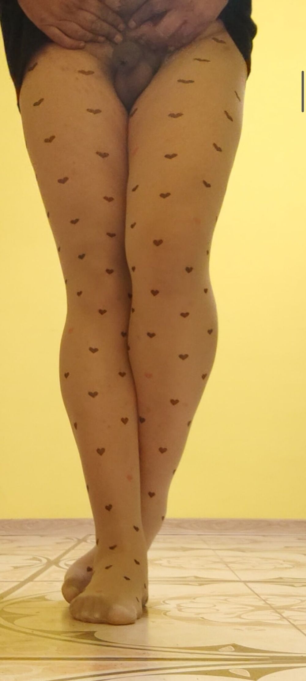 Ripple pantyhose on me #45