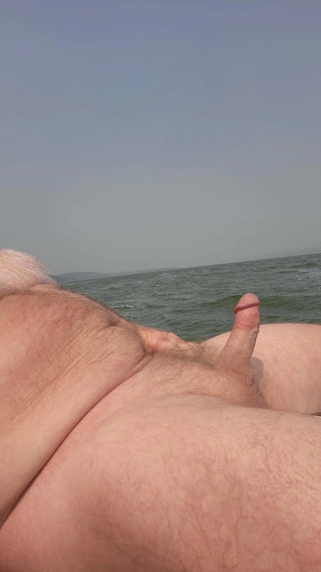 My cock outside.