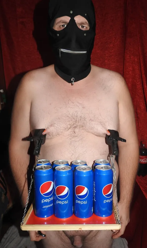 Slave serve Pepsi at Party