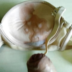 Brown bra