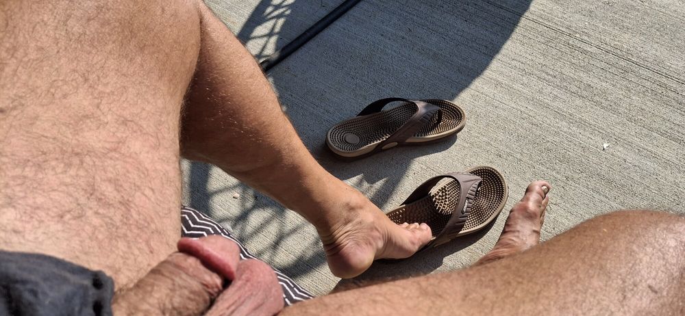 Showing off my Hairy legs #8