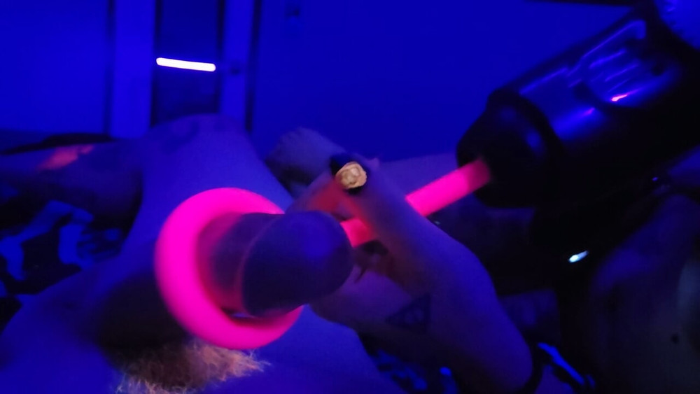 Glowing blacklight fun #3