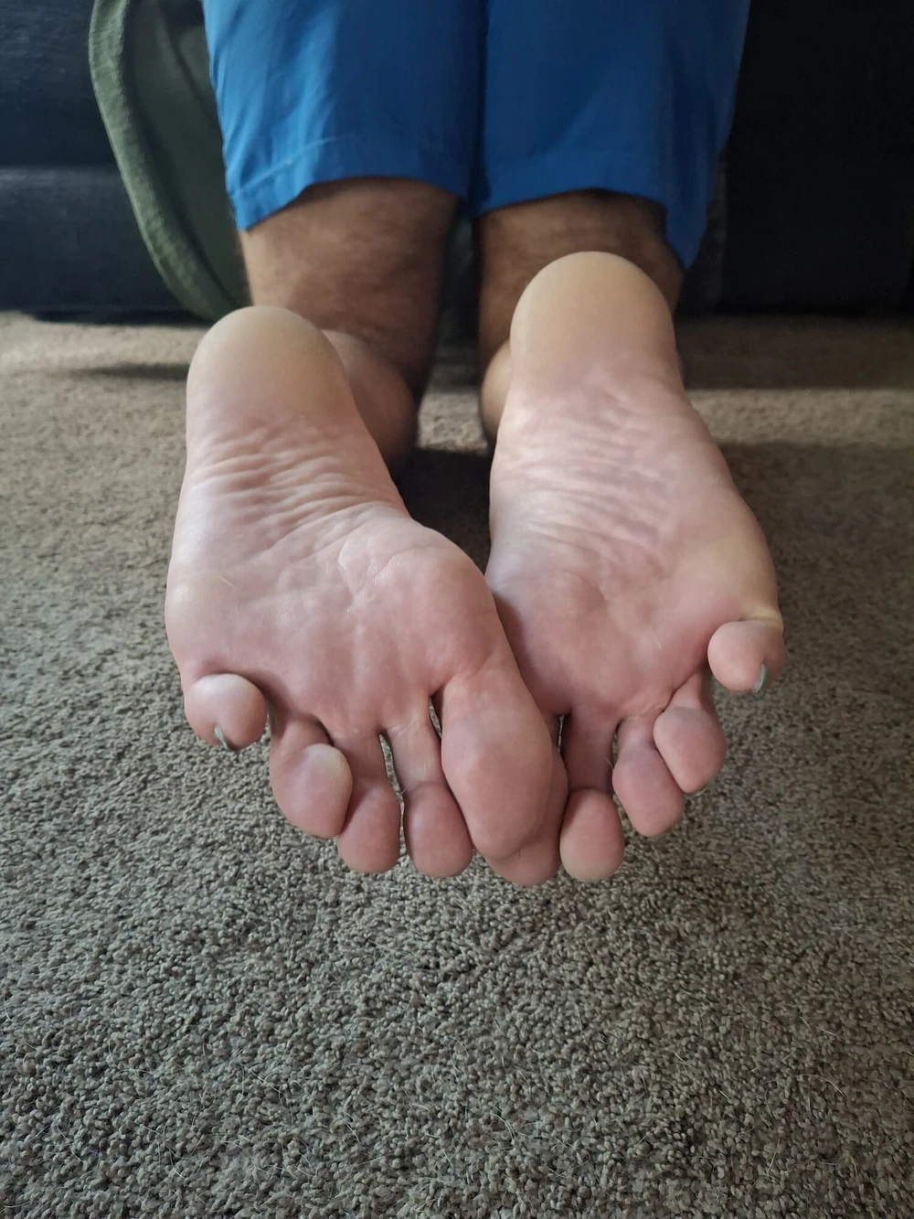Posing my soles while on my knees #2