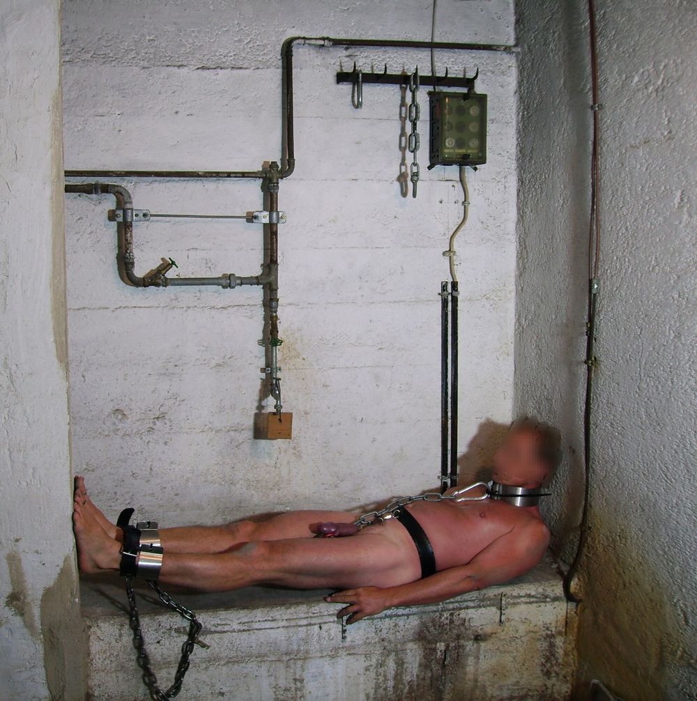 Slave Man locked up dirty Prison Erection #21