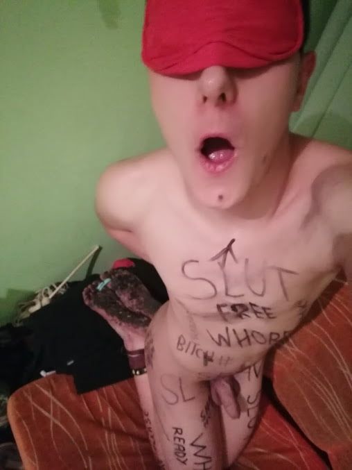 Young BDSM Whore Slave. Soles,Ass,Cock #4