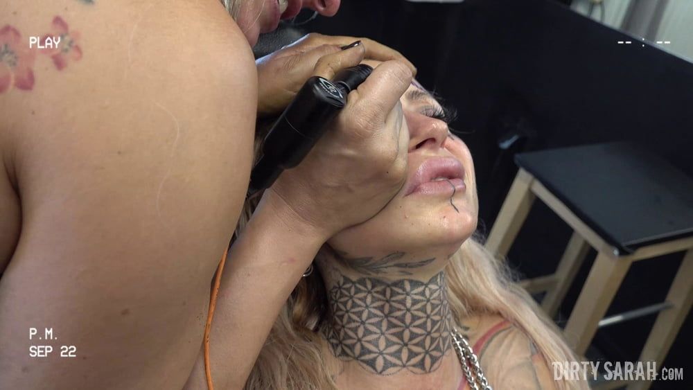 Dirty Sarah: Bitch Got Her Forehead Tattooed  #5