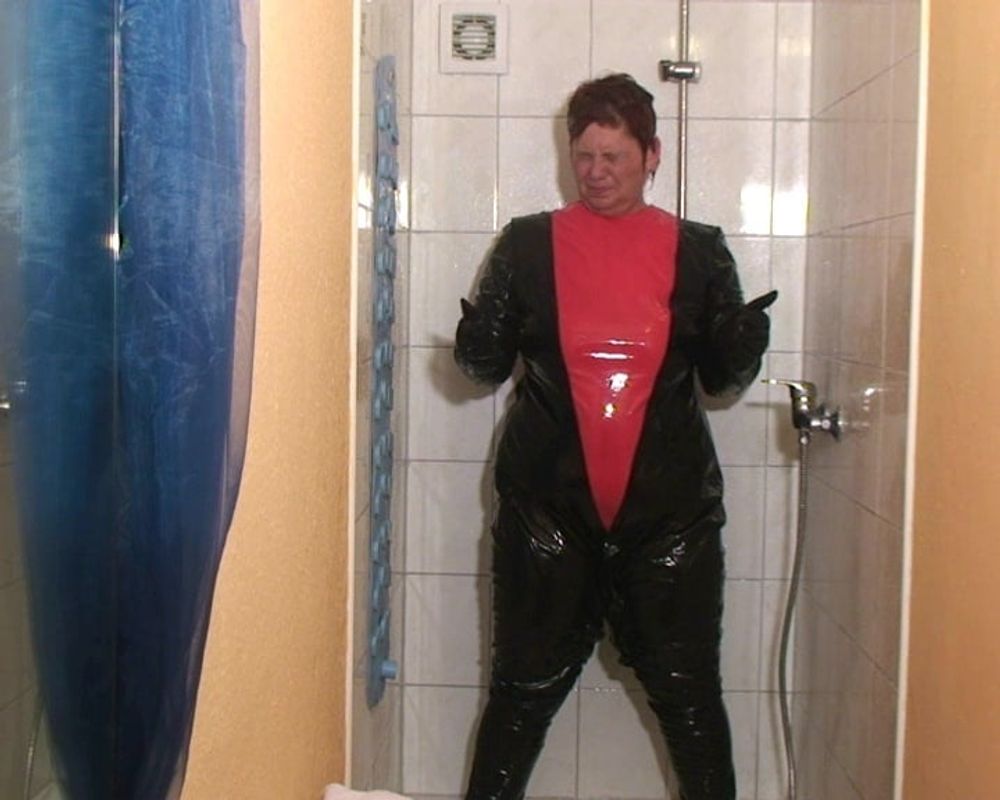 Punishment in the pvc suit #37