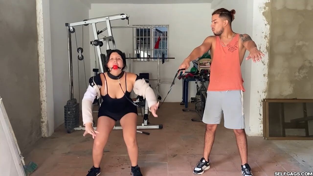 Bitchy Personal Trainer Turned BDSM Slave - Selfgags #32