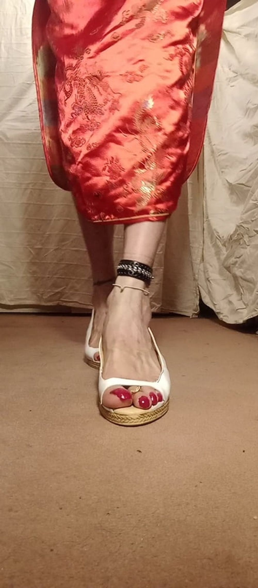 asian ts sexy feet in sandals, mules, high hells .  #11