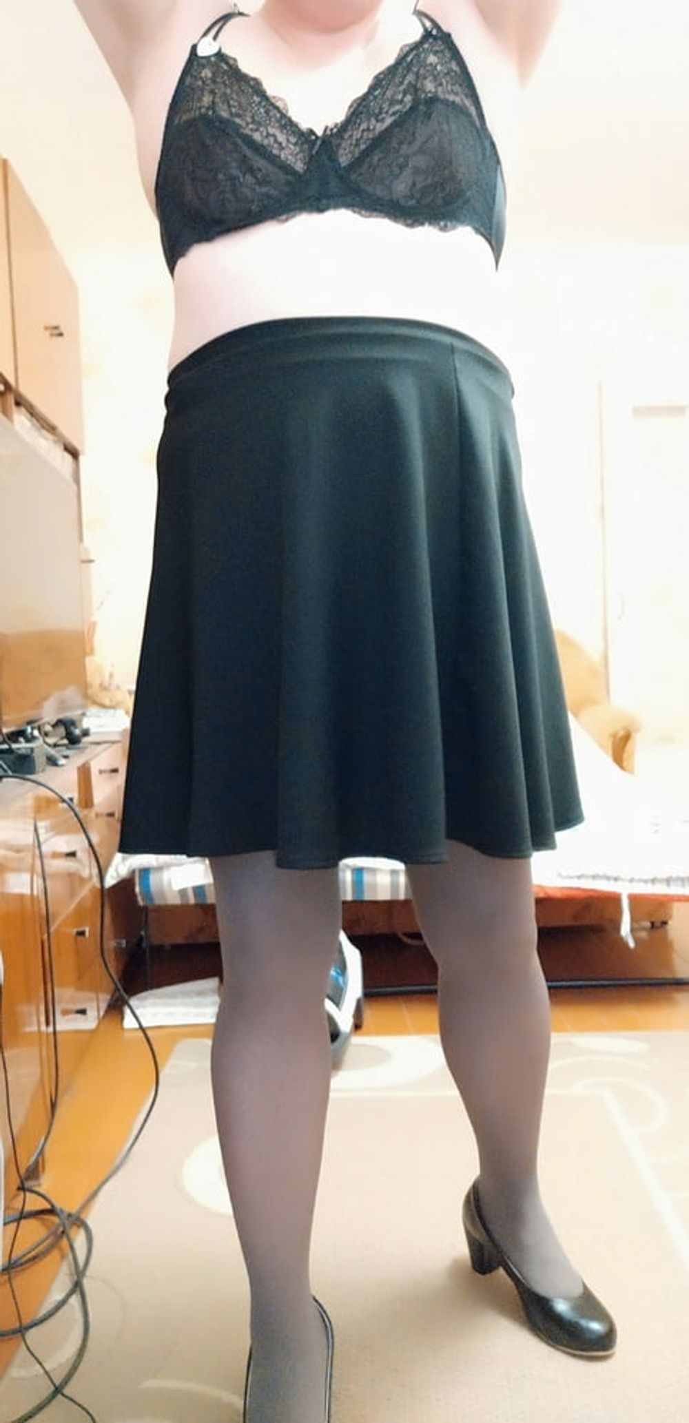 black skirt&amp;white blouse p.3 #12