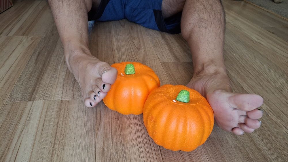 Pumpkin Foot Fetish #16