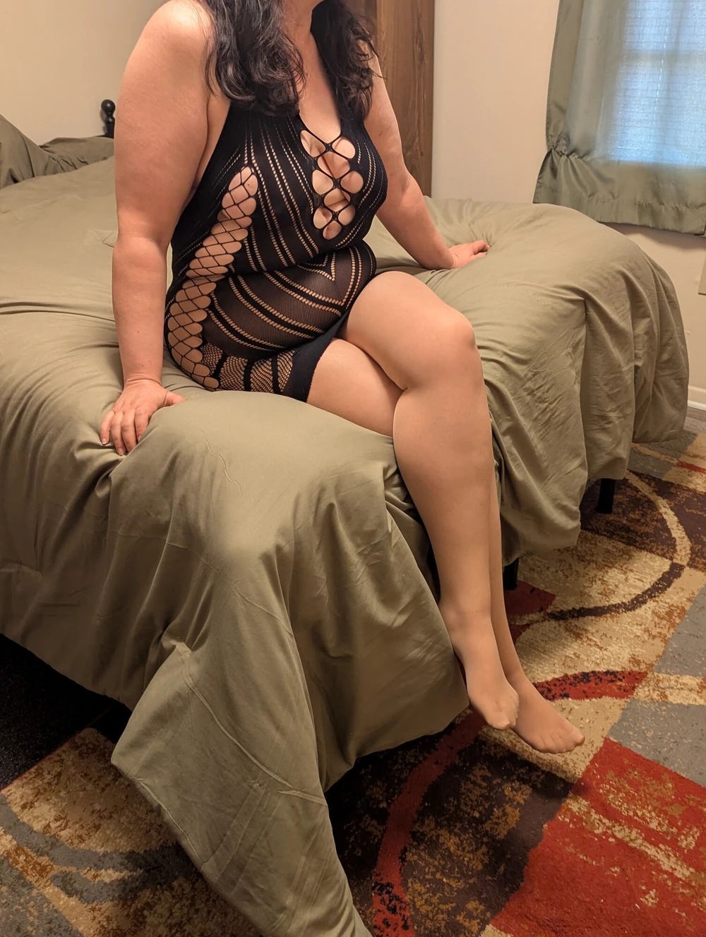Chubby Milf in Pantyhose First Photo Shoot #5