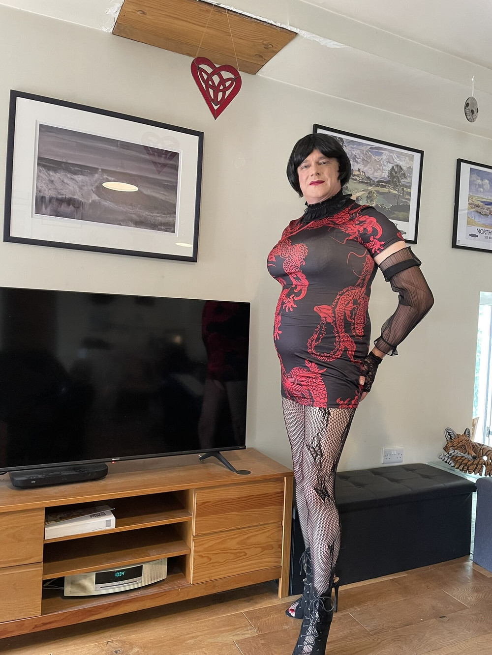 sissy in short dress #9
