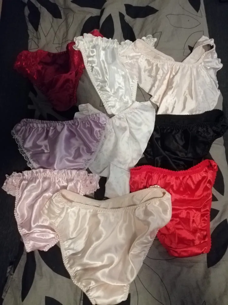 New satin panties