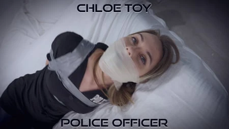 chloe toy police officer in bondage         