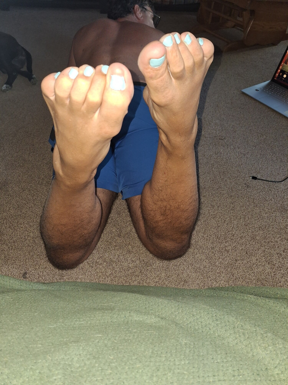 Posing my soles while on my knees #10