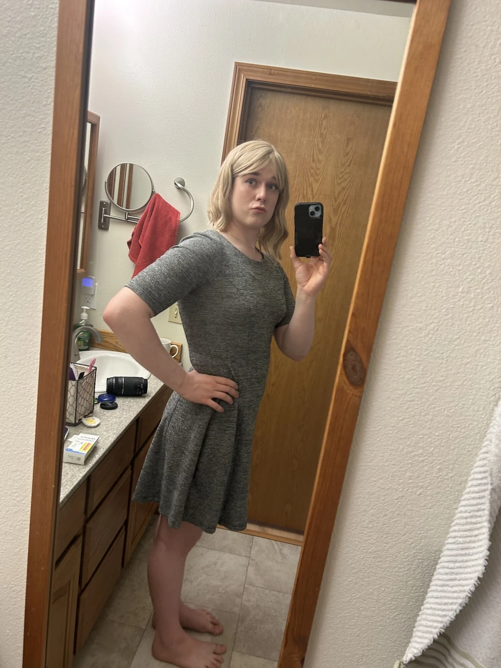 Cross dressing today #4