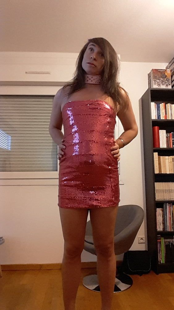 Tygra babe in her new pink dress. #33