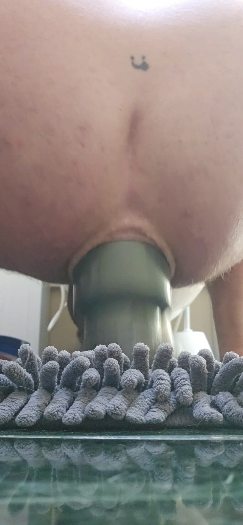 Presume dripping cock huge anal plug #26