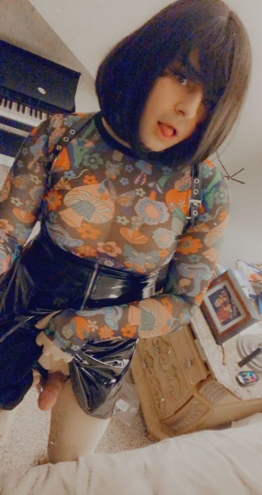 New goth skirt and feeling girly and sexy  #8