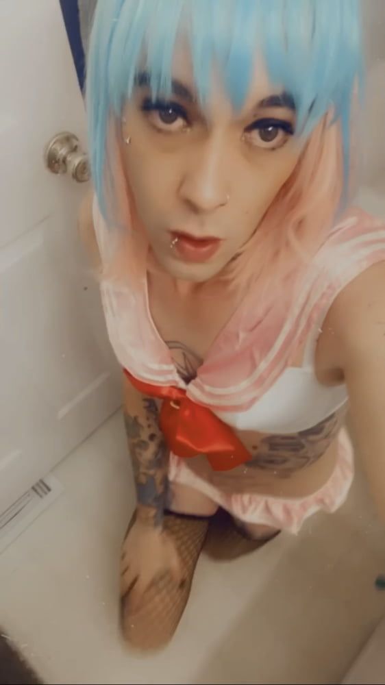 Cute Pink Cosplay Girl #57