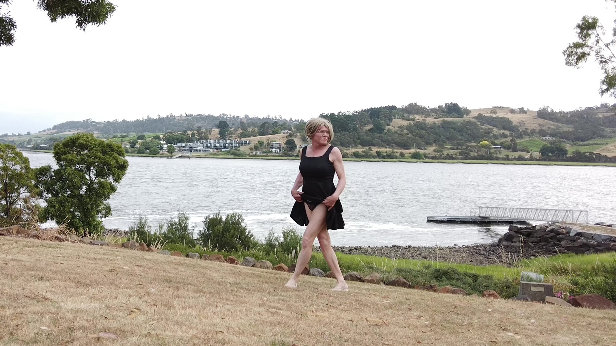 Crossdress Roadtrip - Windy River Walk #8