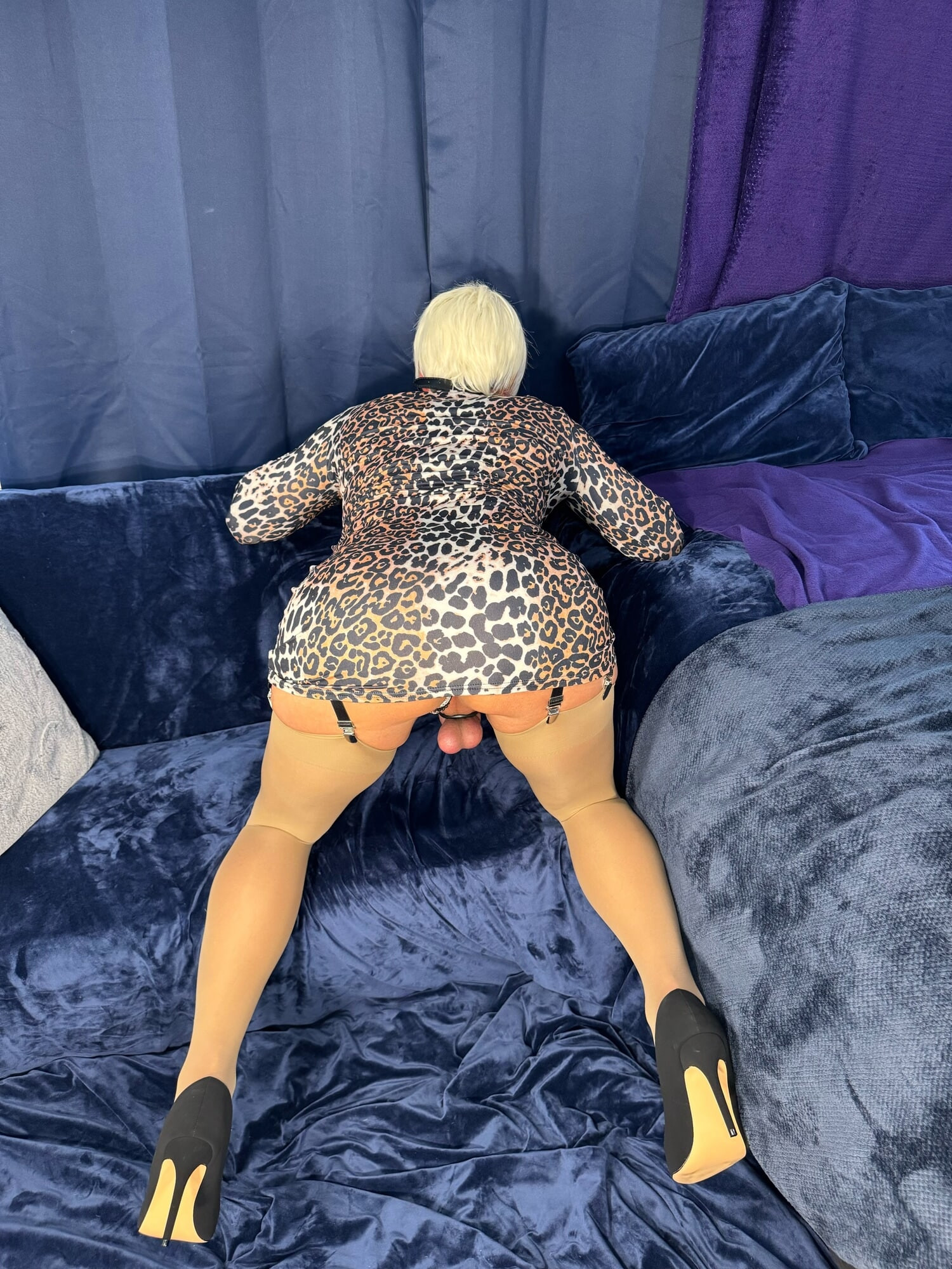 Sissy in Leopard Skin Dress #27
