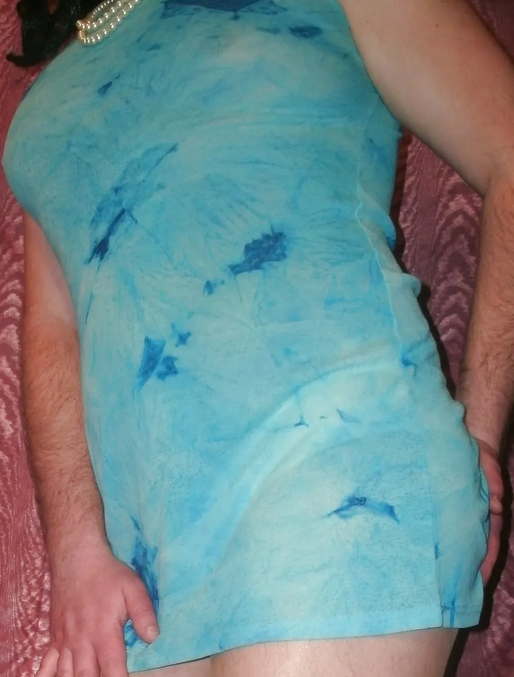 Sissy Boy Lovelaska - Blue dress #4