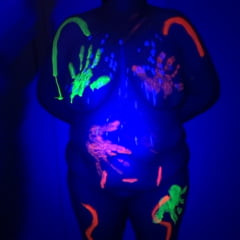 Neon wax play