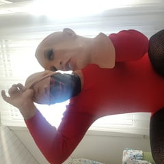 Latex woman s mask