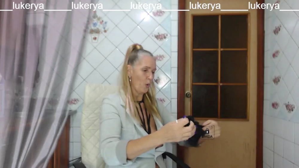 Trying on Lukerya panties #49