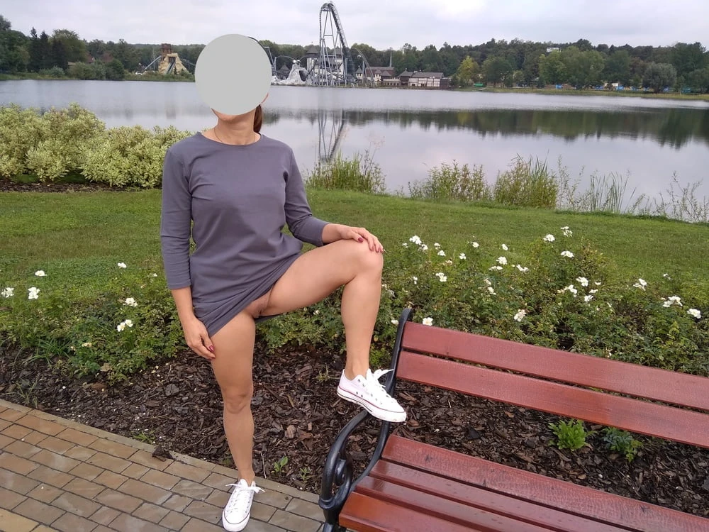 amusement park - walk with Anna Perv #27